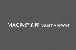 mac系统如何打开teamviewer权限